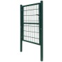 Cancela de valla 2D individual verde 106x190 cm de vidaXL, Puertas de jardín - Ref: Foro24-141750, Precio: 200,38 €, Descuent...