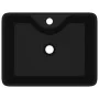 Square ceramic sink with black faucet/drain hole by vidaXL, Sinks - Ref: Foro24-141937, Price: 77,74 €, Discount: %