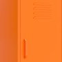 Armario de almacenamiento acero naranja 42,5x35x101,5 cm de , Taquillas y armarios de almacenamiento - Ref: Foro24-336192, Pr...