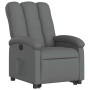 Sillón reclinable elevable de tela gris oscuro en Sillones | Comprar online en Foru.es