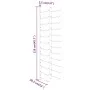Wall wine rack for 36 golden iron bottles by , Wine racks - Ref: Foro24-340888, Price: 59,59 €, Discount: %