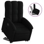 Sillón reclinable elevable tela negro en Sillones | Comprar online en Foru.es