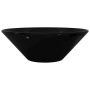 Lavabo de cerámica negro redondo de vidaXL, Lavabos - Ref: Foro24-141927, Precio: 62,10 €, Descuento: %