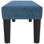 Banco de terciopelo azul oscuro 100x30x30 cm de , Bancos - Ref: Foro24-346670, Precio: 47,98 €, Descuento: %
