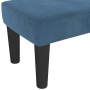 Banco de terciopelo azul oscuro 100x30x30 cm de , Bancos - Ref: Foro24-346670, Precio: 47,98 €, Descuento: %
