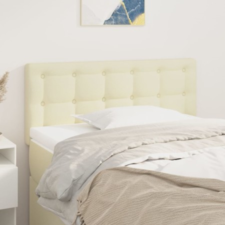 Cabecero de cuero sintético color crema 80x5x78/88 cm de , Cabeceros y pies de cama - Ref: Foro24-346406, Precio: 47,58 €, De...