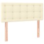 Cabecero de cuero sintético color crema 80x5x78/88 cm de , Cabeceros y pies de cama - Ref: Foro24-346406, Precio: 47,58 €, De...