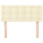 Cabecero de cuero sintético color crema 80x5x78/88 cm de , Cabeceros y pies de cama - Ref: Foro24-346406, Precio: 46,66 €, De...