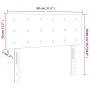 Kopfteil aus schwarzem Samt, 80 x 5 x 78/88 cm von , Kopf- und Fußteile - Ref: Foro24-346412, Preis: 34,94 €, Rabatt: %