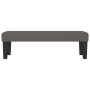 Banco de cuero sintético gris 100x30x30 cm de , Bancos - Ref: Foro24-346664, Precio: 48,85 €, Descuento: %
