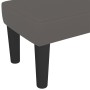Banco de cuero sintético gris 100x30x30 cm de , Bancos - Ref: Foro24-346664, Precio: 48,85 €, Descuento: %