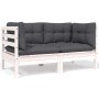 Muebles de jardín 5 pzas con cojines madera maciza de pino de , Conjuntos de jardín - Ref: Foro24-3096179, Precio: 426,27 €, ...