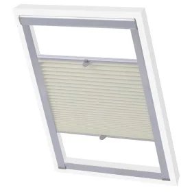 Persiana plisada crema 104 de vidaXL, Persianas y estores - Ref: Foro24-131319, Precio: 26,44 €, Descuento: %