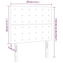 Cabeceros 2 unidades cuero sintético capuchino 80x5x78/88 cm de , Cabeceros y pies de cama - Ref: Foro24-3116409, Precio: 64,...