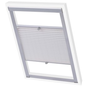 Persiana plisada blanca C02 de vidaXL, Persianas y estores - Ref: Foro24-131307, Precio: 22,08 €, Descuento: %