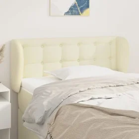 Kopfteil aus cremefarbenem Kunstleder, 83 x 23 x 78/88 cm von , Kopf- und Fußteile - Ref: Foro24-3117218, Preis: 52,44 €, Rab...