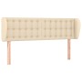 Cabecero de tela color crema 147x23x78/88 cm de , Cabeceros y pies de cama - Ref: Foro24-3117581, Precio: 84,89 €, Descuento: %