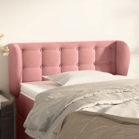 Rosa Samtkopfteil 83x23x78/88 cm von , Kopf- und Fußteile - Ref: Foro24-3117613, Preis: 48,04 €, Rabatt: %