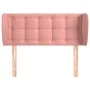 Rosa Samtkopfteil 83x23x78/88 cm von , Kopf- und Fußteile - Ref: Foro24-3117613, Preis: 48,04 €, Rabatt: %