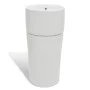 Runder Keramikboden Waschbecken hohl für weißen Wasserhahn/Abfluss von vidaXL, Sinkt - Ref: Foro24-141942, Preis: 287,19 €, R...