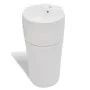 Runder Keramikboden Waschbecken hohl für weißen Wasserhahn/Abfluss von vidaXL, Sinkt - Ref: Foro24-141942, Preis: 287,19 €, R...