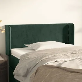 Kopfteil aus dunkelgrünem Samt, 103 x 16 x 78/88 cm von , Kopf- und Fußteile - Ref: Foro24-3118673, Preis: 42,92 €, Rabatt: %