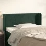 Cabecero de terciopelo verde oscuro 103x16x78/88 cm de , Cabeceros y pies de cama - Ref: Foro24-3118673, Precio: 42,92 €, Des...
