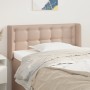 Cabecero de cuero sintético color capuchino 93x16x78/88 cm de , Cabeceros y pies de cama - Ref: Foro24-3118851, Precio: 49,89...