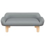 Cama para perros de tela gris claro 70x40x24 cm en Camas para perros | Comprar online en Foru.es