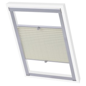 Persiana plisada crema 102 de vidaXL, Persianas y estores - Ref: Foro24-131318, Precio: 17,79 €, Descuento: %