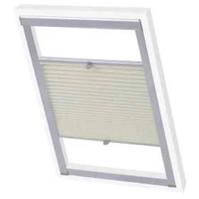 Persiana plisada crema 102 de vidaXL, Persianas y estores - Ref: Foro24-131318, Precio: 17,63 €, Descuento: %