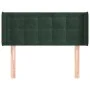 Cabecero de terciopelo verde oscuro 83x16x78/88 cm de , Cabeceros y pies de cama - Ref: Foro24-3119235, Precio: 49,15 €, Desc...
