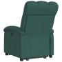 Sillón reclinable elevable tela verde oscuro en Sillones | Comprar online en Foru.es