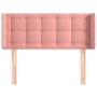 Cabecero de terciopelo rosa 83x16x78/88 cm de , Cabeceros y pies de cama - Ref: Foro24-3119237, Precio: 50,34 €, Descuento: %