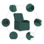 Sillón reclinable elevable tela verde oscuro en Sillones | Comprar online en Foru.es