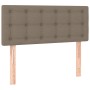 Cabecero con LED de tela gris taupe 90x5x78/88 cm de , Cabeceros y pies de cama - Ref: Foro24-3122032, Precio: 51,97 €, Descu...