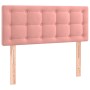 Cabecero con LED de terciopelo rosa 90x5x78/88 cm de , Cabeceros y pies de cama - Ref: Foro24-3122087, Precio: 54,57 €, Descu...