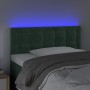 Cabecero con LED de terciopelo verde oscuro 80x5x78/88 cm de , Cabeceros y pies de cama - Ref: Foro24-3122079, Precio: 43,52 ...