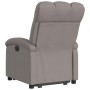 Sillón reclinable elevable tela gris taupe en Sillones | Comprar online en Foru.es