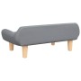 Cama para perros de tela gris claro 70x40x24 cm en Camas para perros | Comprar online en Foru.es