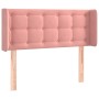 Cabecero con LED de terciopelo rosa 103x16x78/88 cm de , Cabeceros y pies de cama - Ref: Foro24-3123711, Precio: 66,38 €, Des...