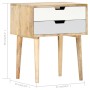 Mesita de noche de madera maciza de mango 47x35x59 cm de vidaXL, Mesitas de noche - Ref: Foro24-286481, Precio: 76,38 €, Desc...