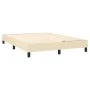 Box spring bed with cream fabric mattress 140x200 cm by , Beds and slatted bases - Ref: Foro24-3126570, Price: 449,83 €, Disc...