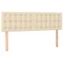 Box spring bed with cream fabric mattress 140x200 cm by , Beds and slatted bases - Ref: Foro24-3126570, Price: 449,83 €, Disc...