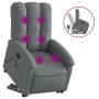 Silla de masaje reclinable de pie de tela gris oscuro en Sillones | Comprar online en Foru.es