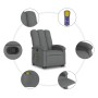 Silla de masaje reclinable de pie de tela gris oscuro en Sillones | Comprar online en Foru.es