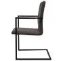 Sillas de comedor voladizas 2 unidades cuero sintético marrón de vidaXL, Sillas de comedor - Ref: Foro24-242284, Precio: 180,...