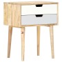 Mesita de noche de madera maciza de mango 47x35x59 cm de vidaXL, Mesitas de noche - Ref: Foro24-286481, Precio: 76,38 €, Desc...