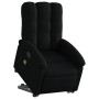 Sillón reclinable de masaje elevable tela negro en Sillones | Comprar online en Foru.es