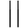 2x Black telescopic table legs 710 mm-1100 mm by vidaXL, Table legs - Ref: Foro24-242153, Price: 50,24 €, Discount: %